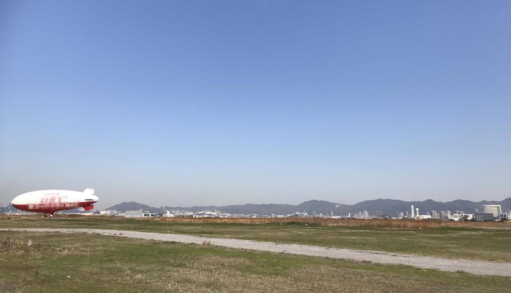 飛行船＠神戸空港